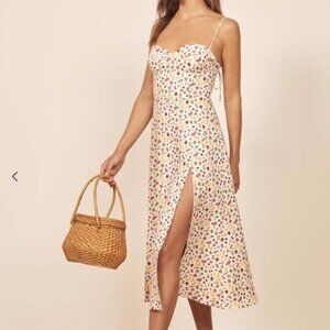 Reformation Nebraska Supermarket Sweep fruit dress